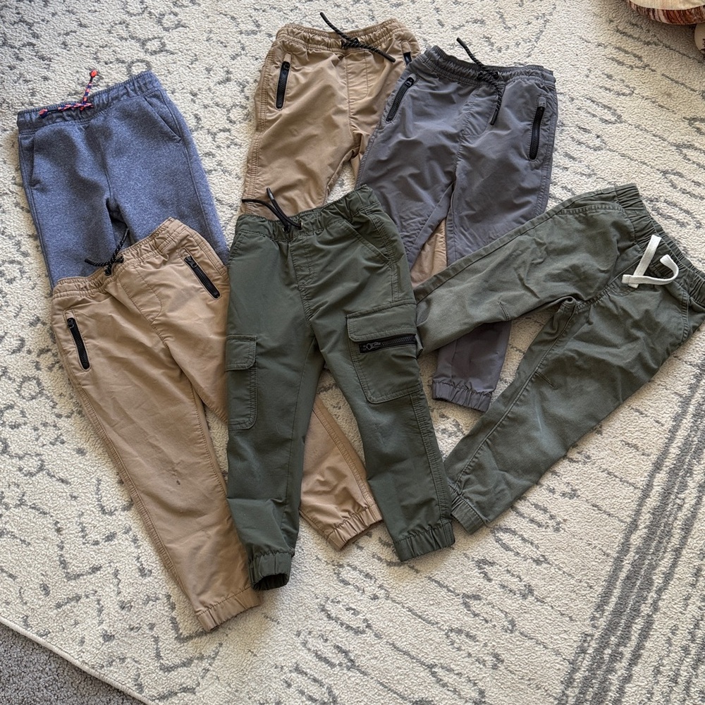 Lot of 6 cat and jack pants
